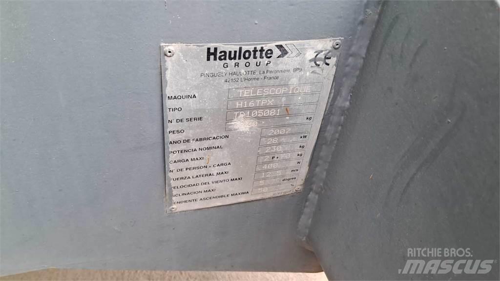 Haulotte H16TPX Teleskooppipuominostimet