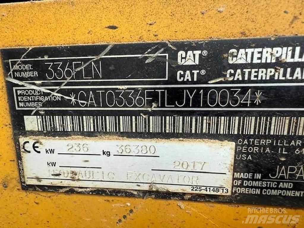 CAT 336 F LN Telakaivukoneet