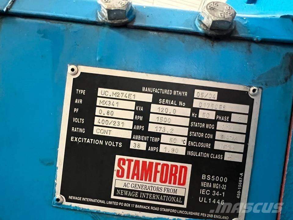 Deutz 120 KVA Dieselgeneraattorit