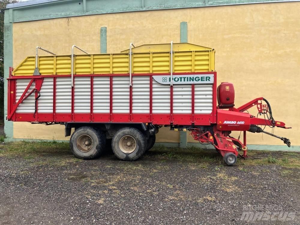 Pöttinger Jumbo 6610 Keräävät noukinvaunut ja silppurivaunut