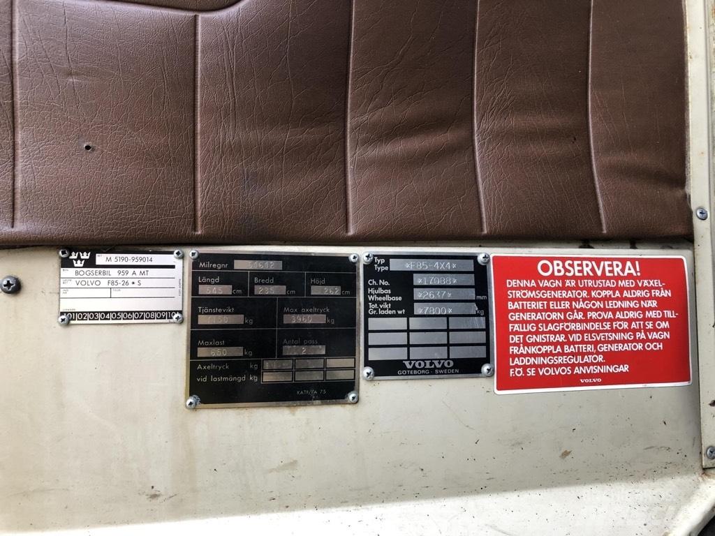 Volvo F85 Muut kuorma-autot