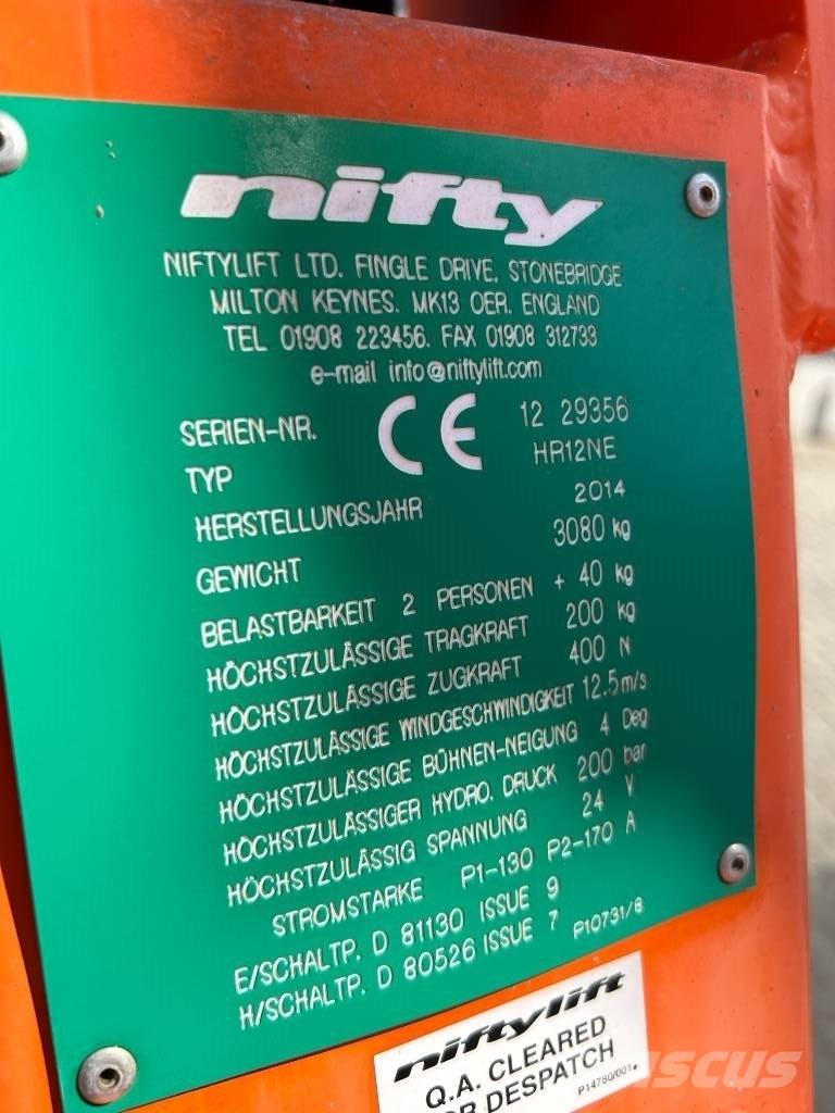 Niftylift HR 12 N E Kuukulkijat