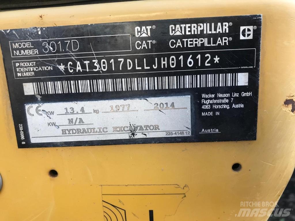 CAT 301.7 D Minikaivukoneet < 7t