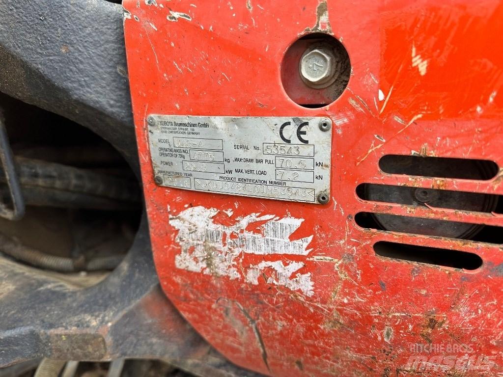 Kubota KX 048-4 Minikaivukoneet < 7t
