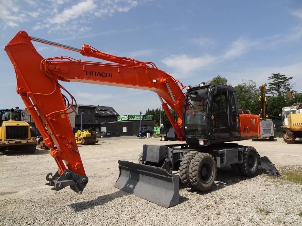 Hitachi ZX 160 W Pyöräkaivukoneet