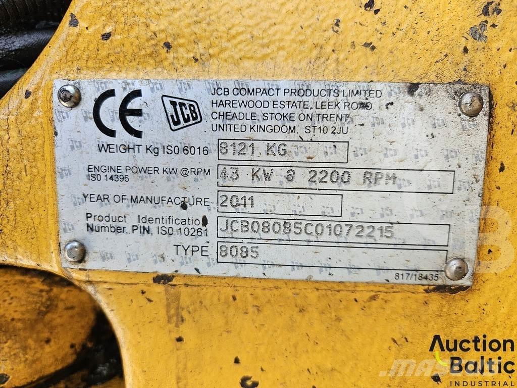 JCB 8085 Midikaivukoneet 7t - 12t