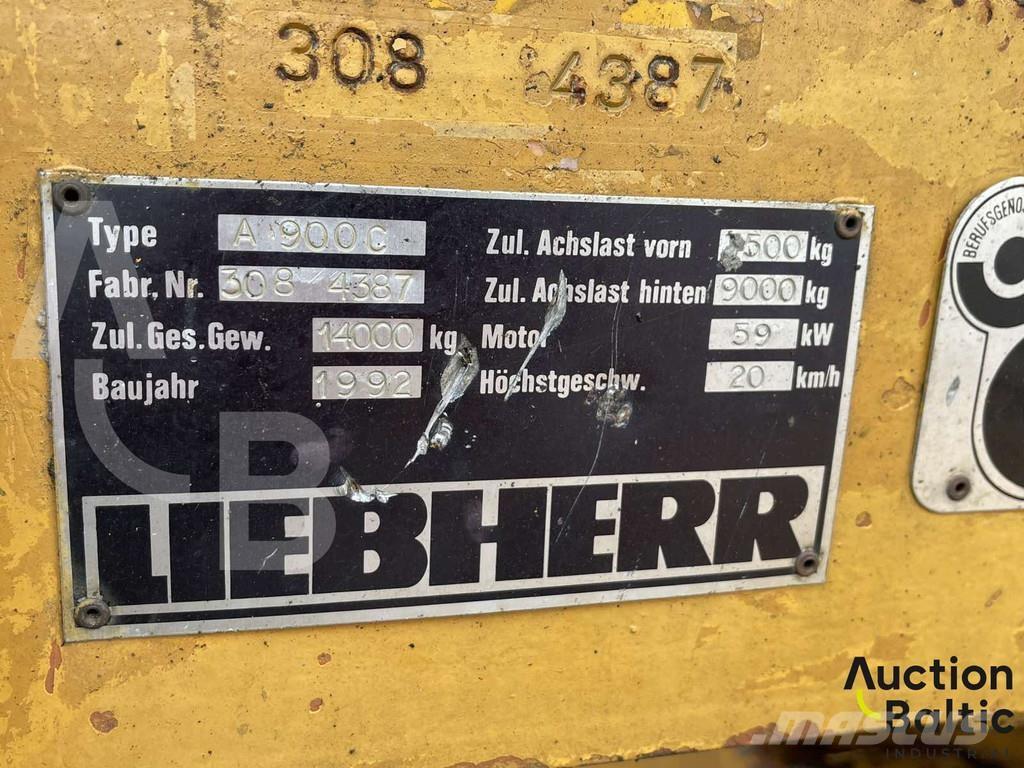 Liebherr A 900 C Pyöräkaivukoneet