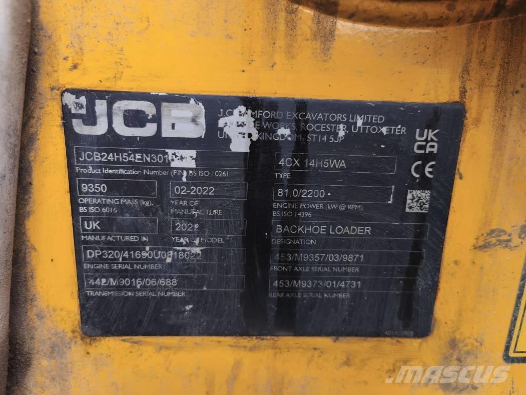 JCB 4 CX PRO AEC Kaivurikuormaajat