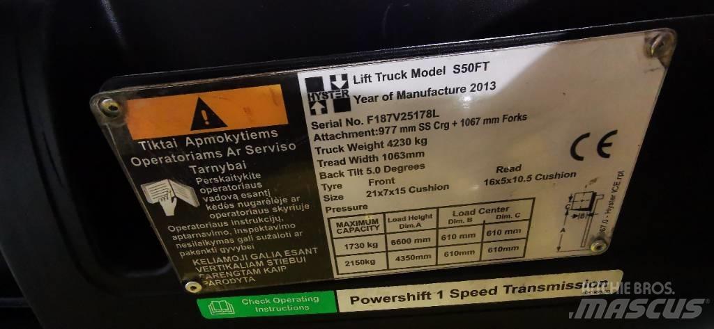 Hyster H 2.5 FT LPG Nestekaasutrukit