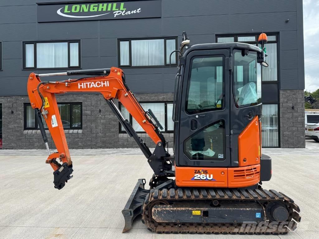 Hitachi ZX 26 U-6CLR Minikaivukoneet < 7t