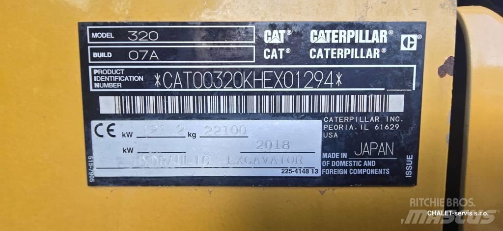 CAT 320 Telakaivukoneet