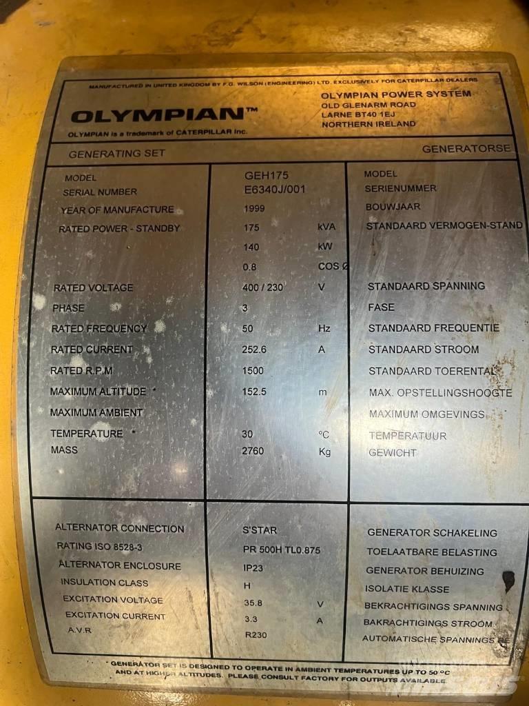 Olympian GEH 175 Dieselgeneraattorit