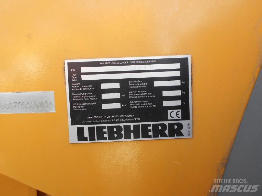 Liebherr L 580 Pyöräkuormaajat