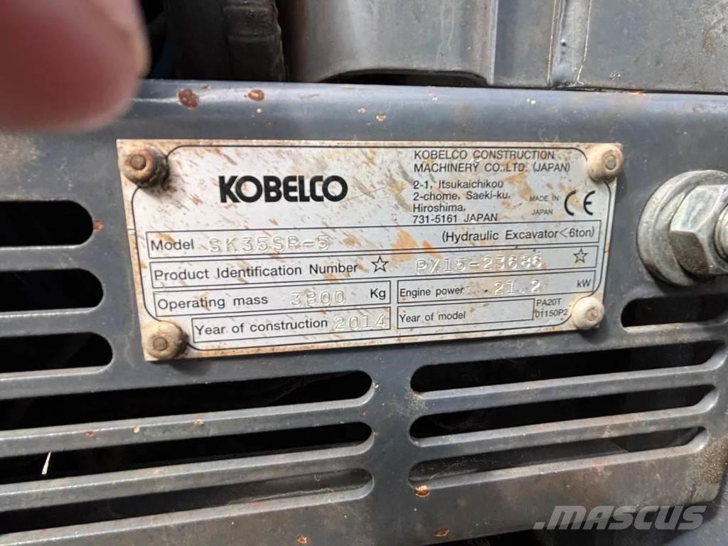 Kobelco SK35SR-5 Minikaivukoneet < 7t