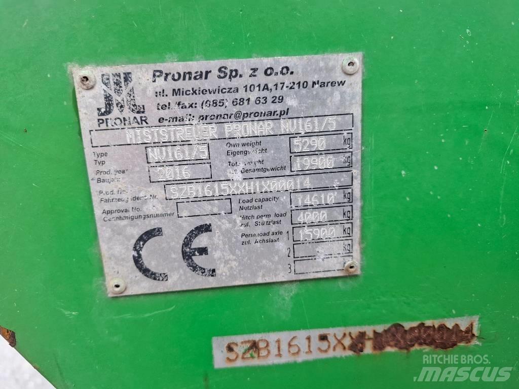 Pronar NV 161/5 Kuivalannan levittimet