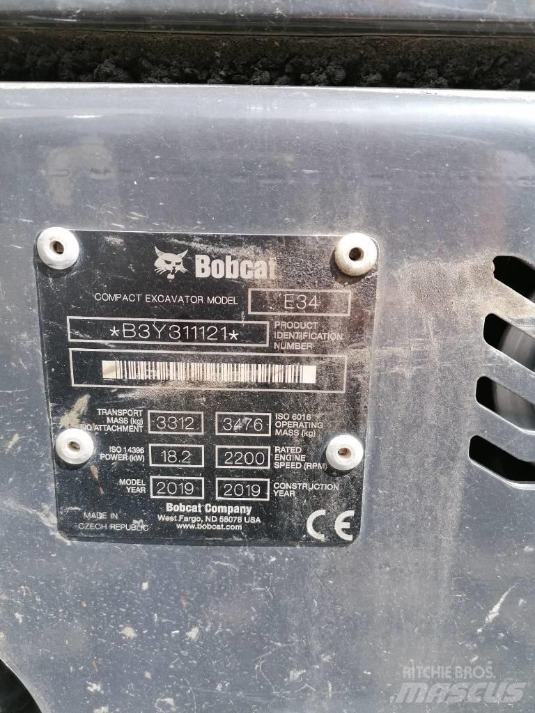 Bobcat E34 Minikaivukoneet < 7t