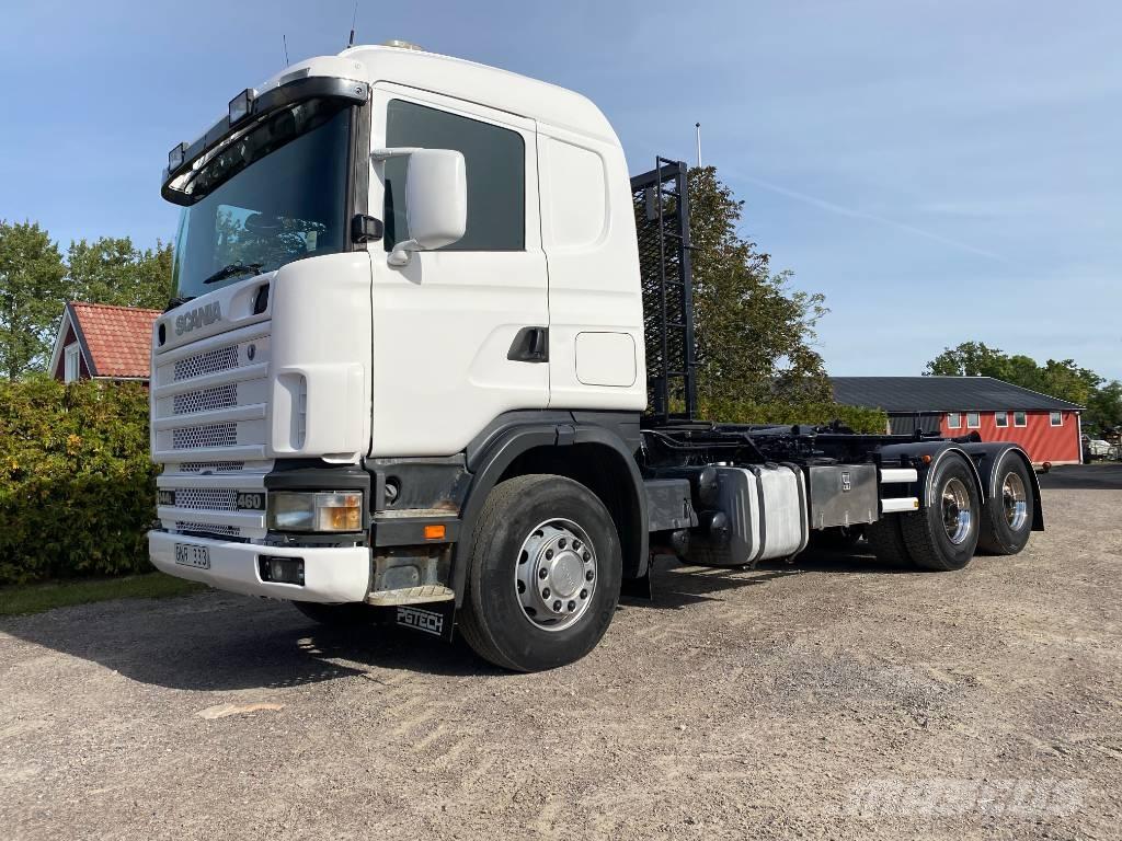 Scania R 144 Koukkulava kuorma-autot