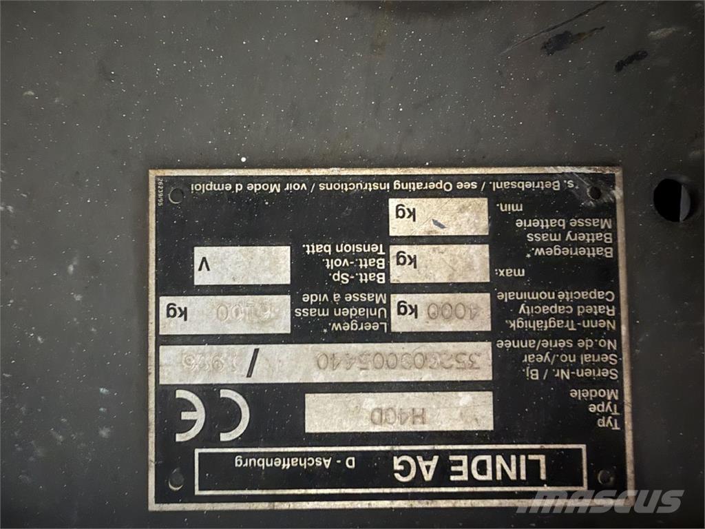 Linde H40D Dieseltrukit
