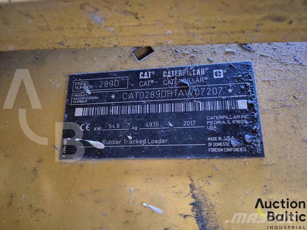 CAT 289 D Telakuormaajat