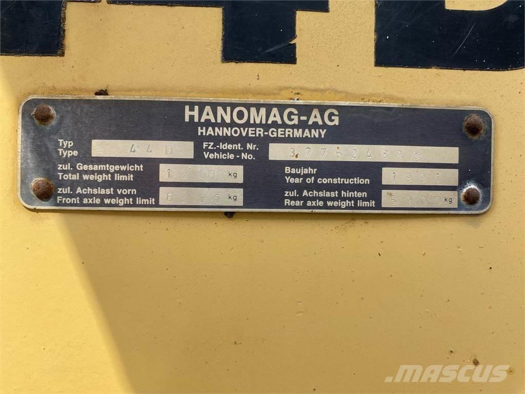 Hanomag 44D Pyöräkuormaajat