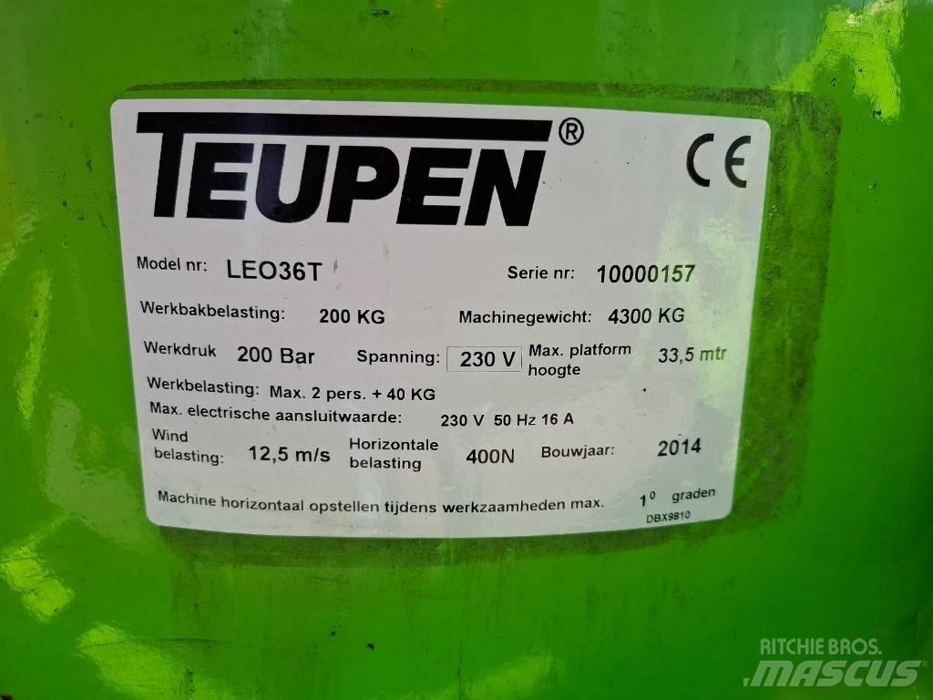 Teupen LEO36T Teleskooppipuominostimet