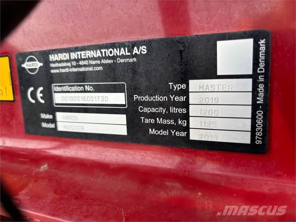Hardi Master 1200 Hinattavat ruiskut