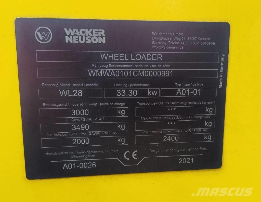 Wacker Neuson WL 28 Pyöräkuormaajat