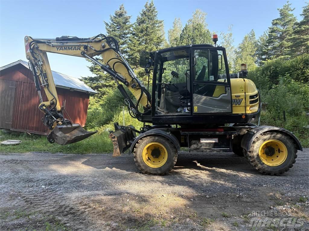 Yanmar B110W Pyöräkaivukoneet