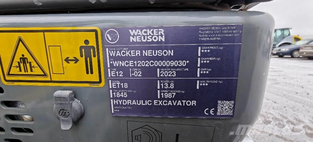 Wacker Neuson ET 18 Minikaivukoneet < 7t