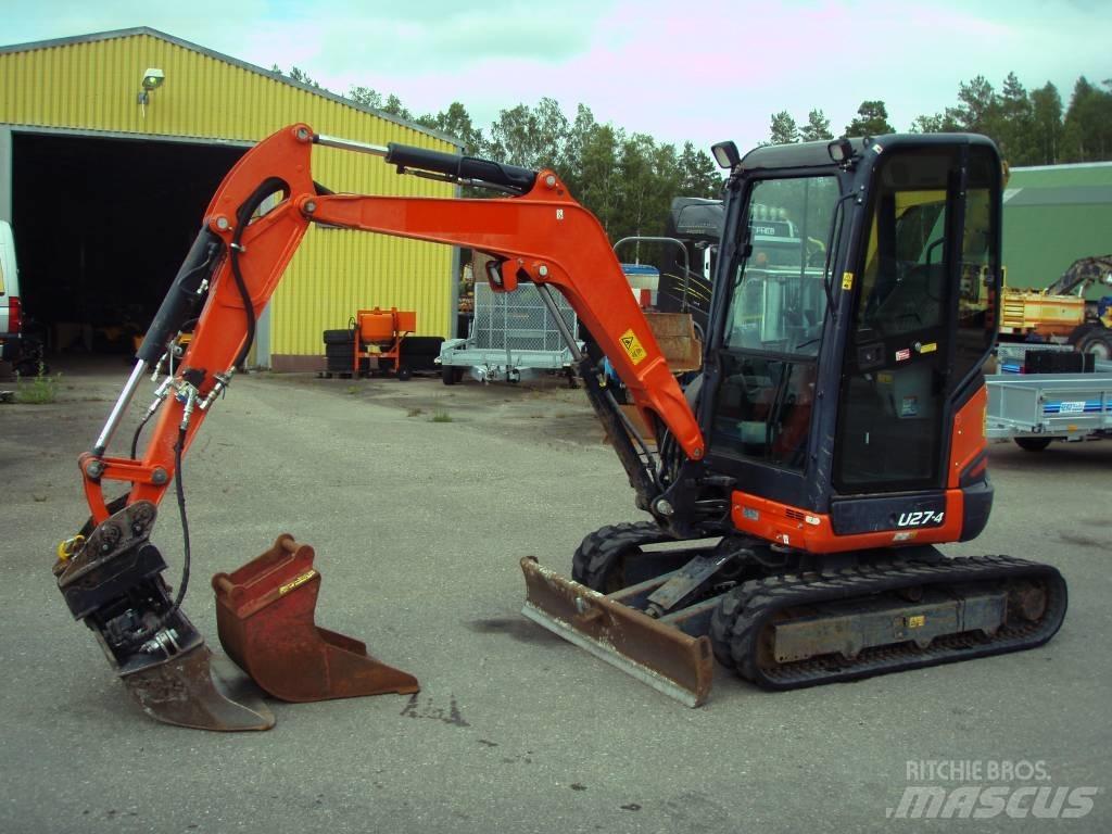 Kubota U 27-4 Minikaivukoneet < 7t