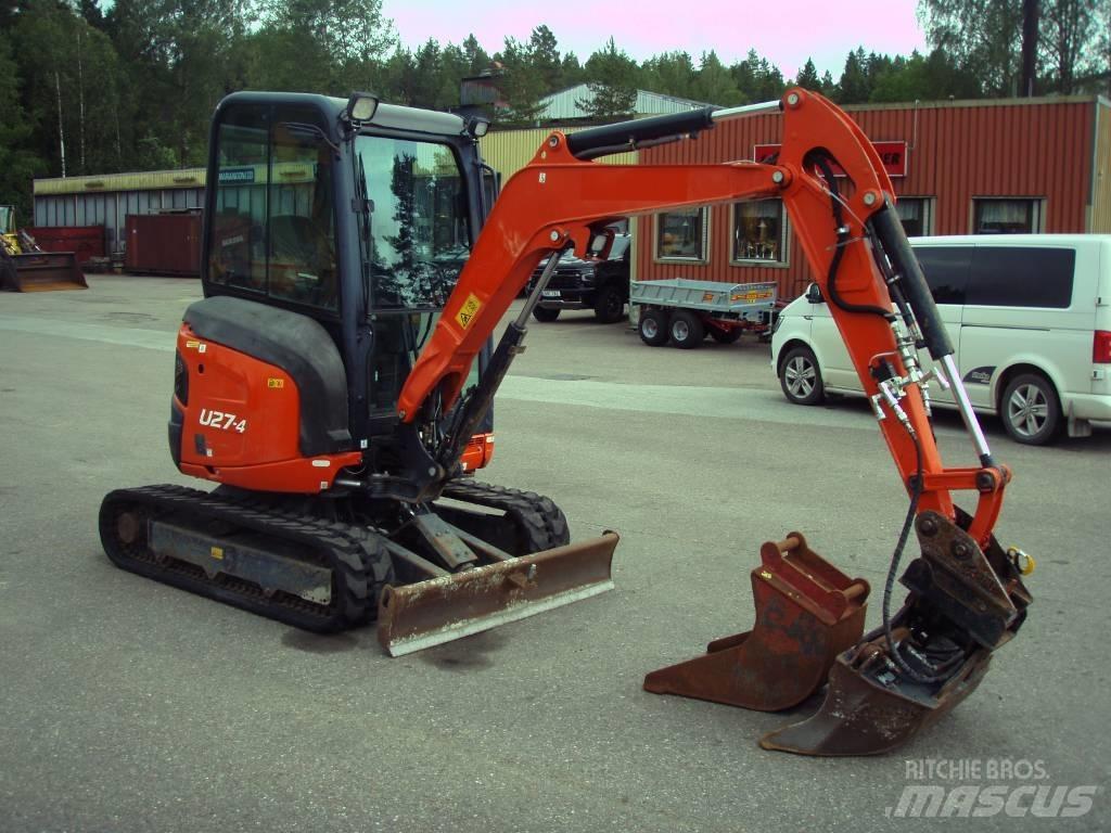 Kubota U 27-4 Minikaivukoneet < 7t