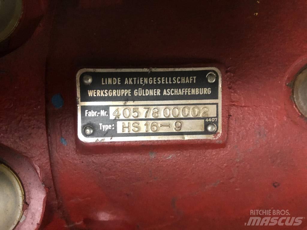Linde HS16-9 Muut