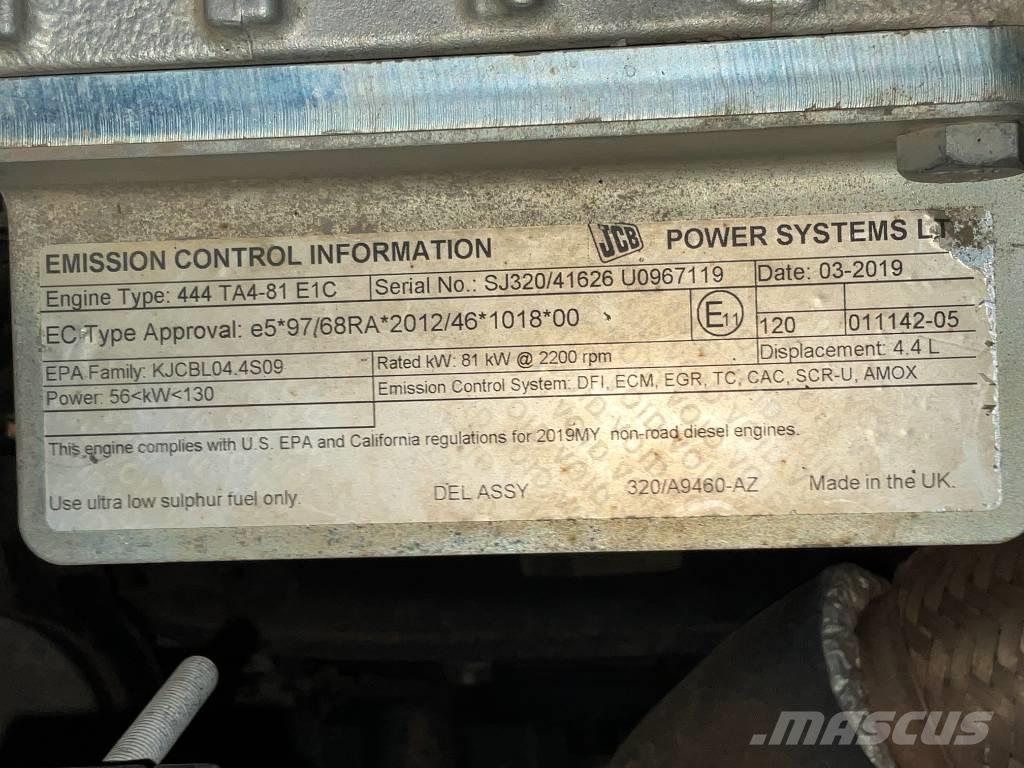 JCB JS 145 LC Telakaivukoneet