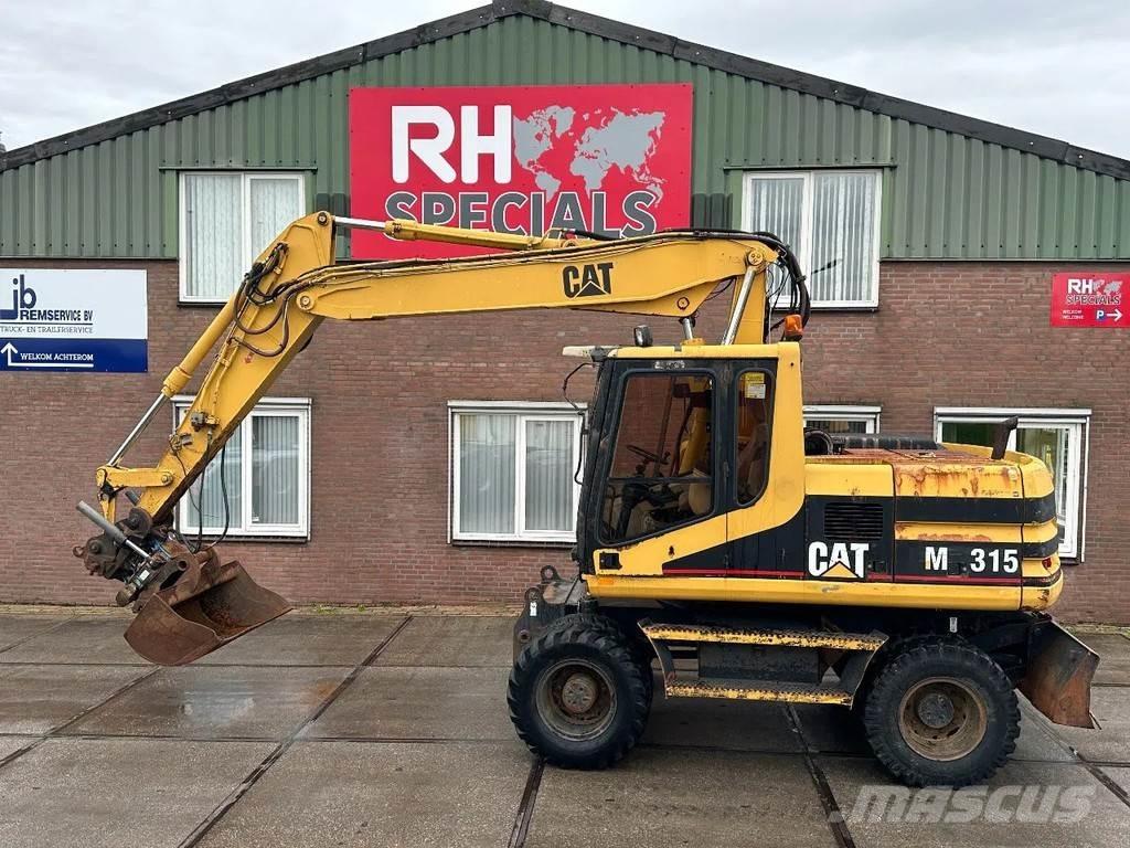 CAT M315 +ROTO CE Pyöräkaivukoneet