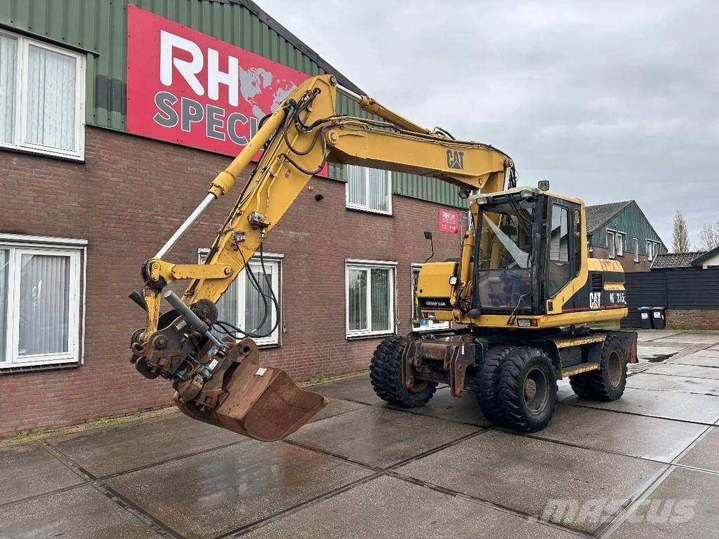 CAT M315 +ROTO CE Pyöräkaivukoneet