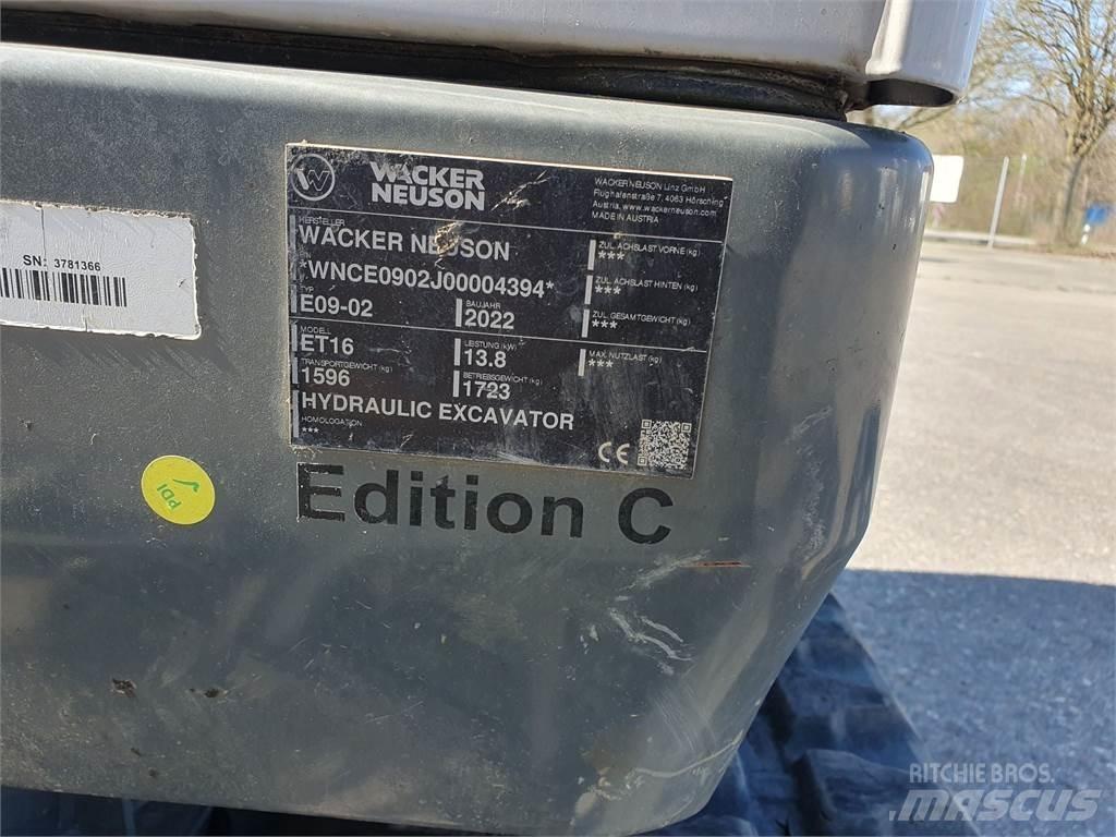 Wacker Neuson ET16 Telakaivukoneet