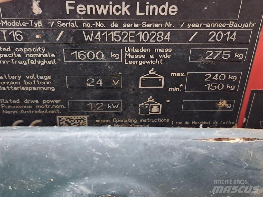 Linde T16 Lavansiirtotrukit