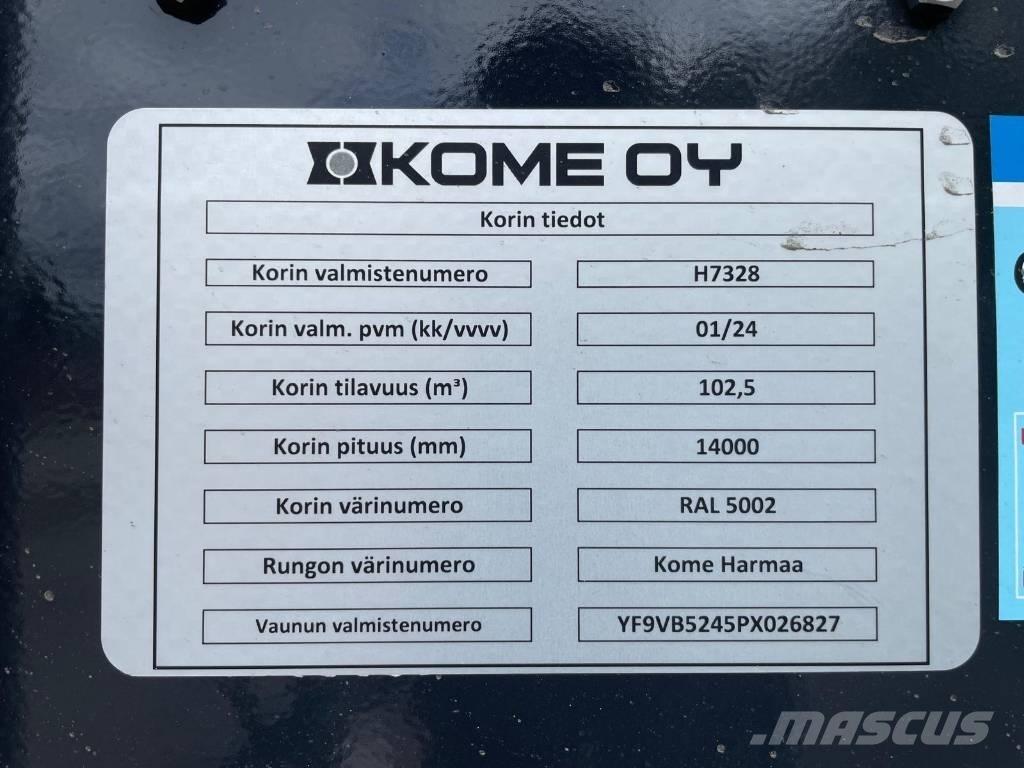Kome BMPV-5i Hakeperävaunut