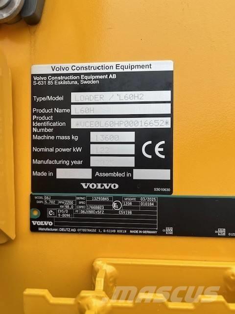 Volvo L 60 H Pyöräkuormaajat