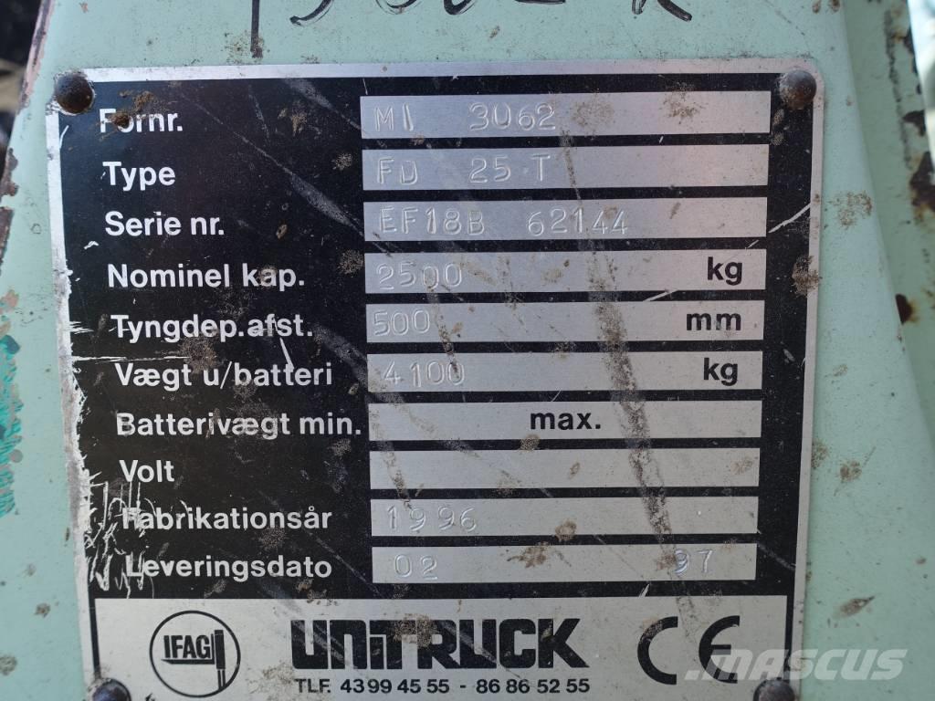 Mitsubishi FD 25 T Dieseltrukit