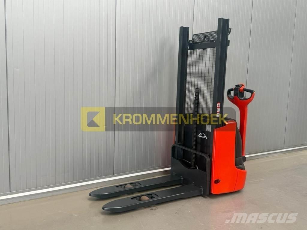 Linde L 10 Käyden ajettavat pinoamistrukit