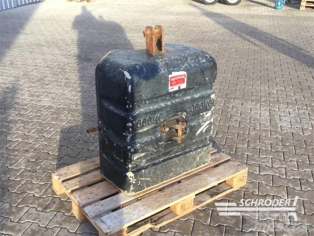  1000 KG Lisävarusteet ja komponentit