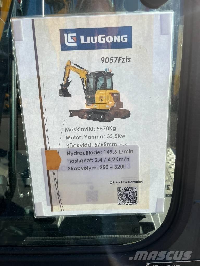LiuGong 9057 FZTS Minikaivukoneet < 7t