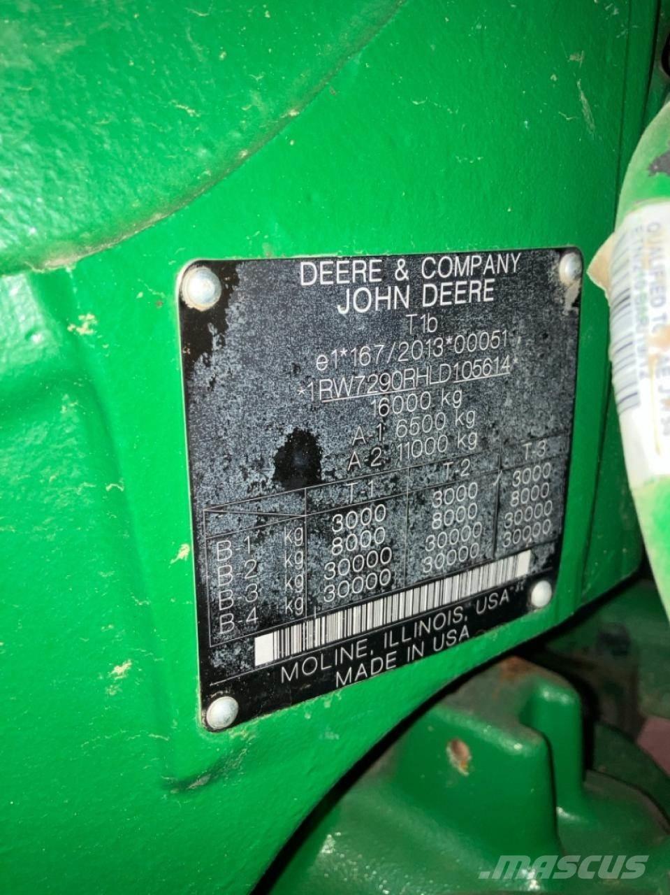 John Deere 7290R Traktorit