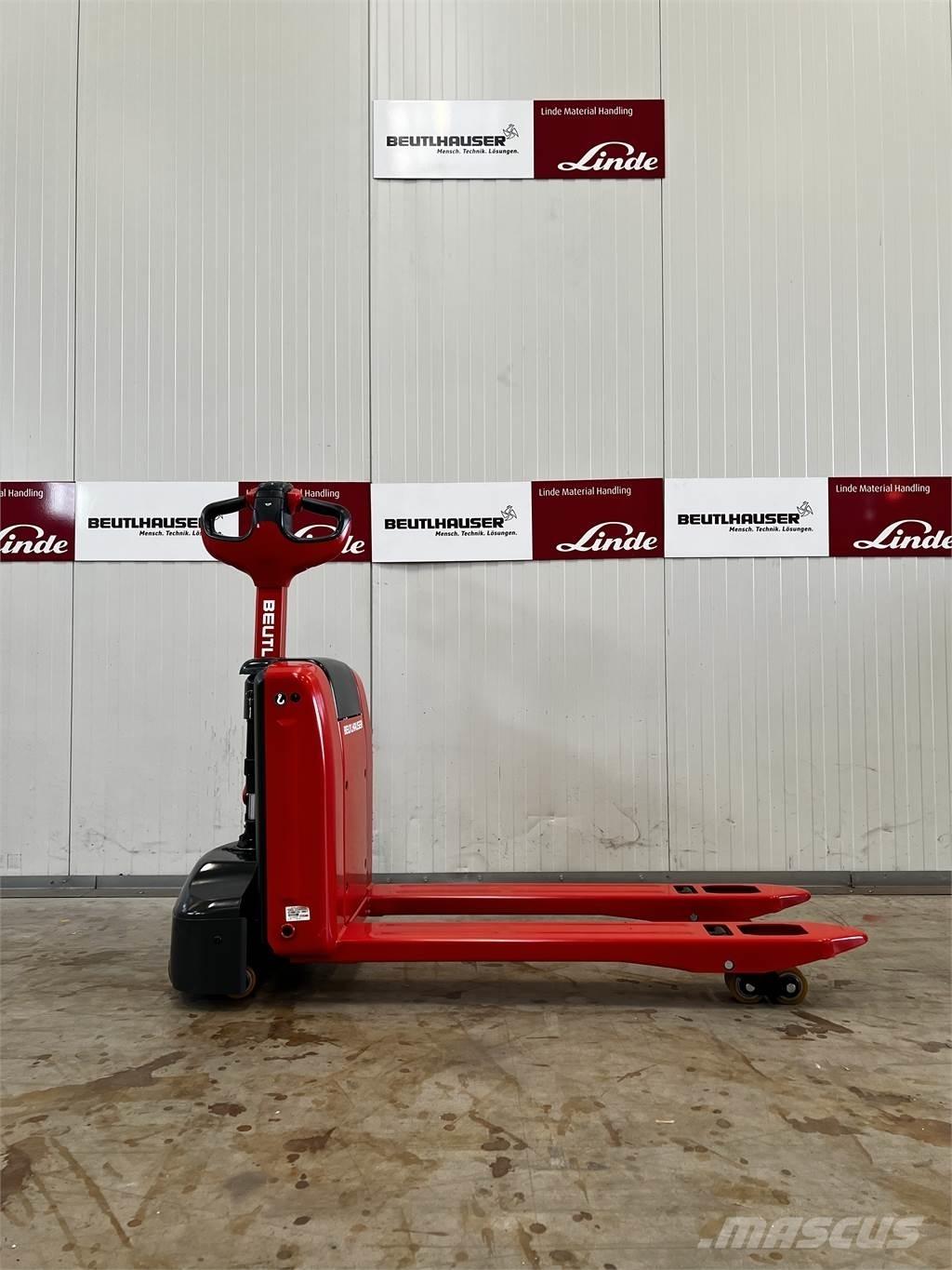 Linde MT15 Käyden ajettavat pinoamistrukit