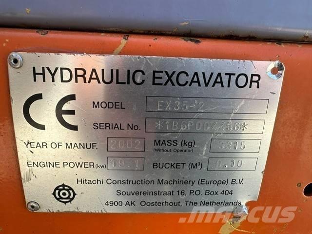 Hitachi EX 35-2 Minikaivukoneet < 7t