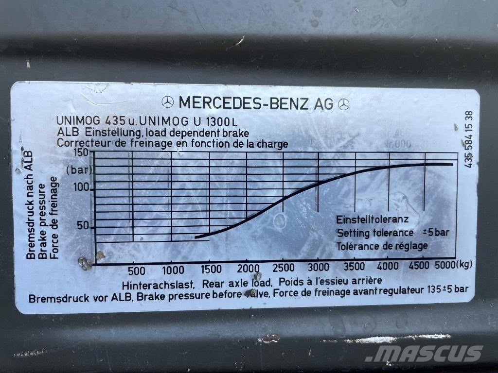 Unimog U 1300 L Muut