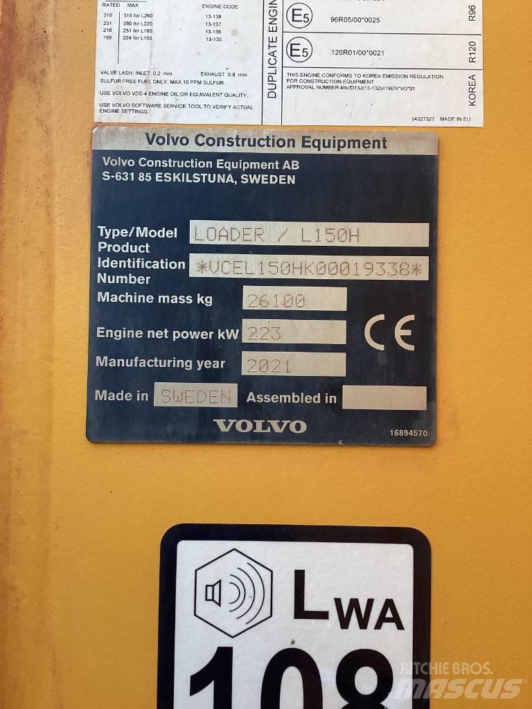 Volvo L 150 H Pyöräkuormaajat