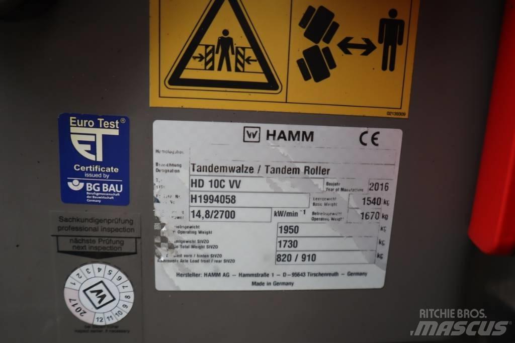 Hamm HD 10C VV Tandemjyrät