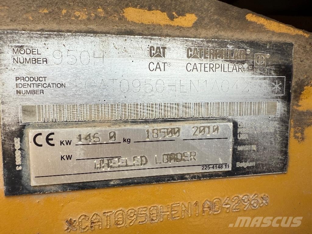CAT 950 H Pyöräkuormaajat